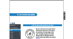 Desktop Screenshot of lowcountrydogagility.com
